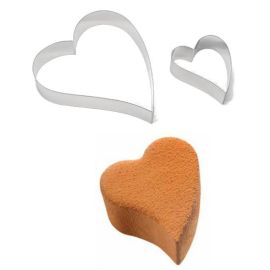ARO INOXIDABLE CORAZÓN CURVA H=4.5cm