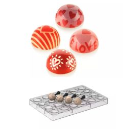 SEMIESFERA VALENTIN ø31 h.16.5mm + CHOCO STAMP by Lluc Cruselles