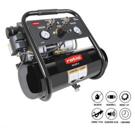 COMPRESOR SIN ACEITE Ultra Silencioso 62 Db.1HP 6lts. -110 l/Min.