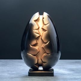 MOLDE PVC HUEVO ABYSS Ø140 h=215mm (PACK 2) 340gr