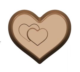 MOLDE BOMBON CORAZON 30x25,7 h.11mm - 6gr