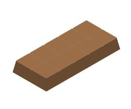 MOLDE TABLETA CHOC DUBAI 120x55 h.16mm.3und.102gr