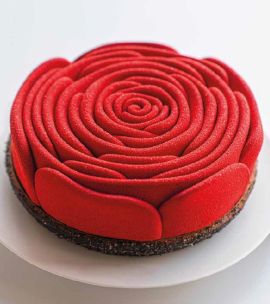 MOLDE 'PAVOCAKE' ROSA ø180 h.45mm(1unit)