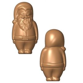 MOLDE SANTA CLAUS 70x35 h.14mm (4+4und) 18,5gr