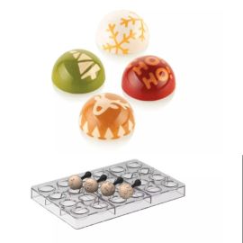 SEMIESFERA NAVIDAD ø31 h.17mm + CHOCO STAMP by Lluc Crusellas