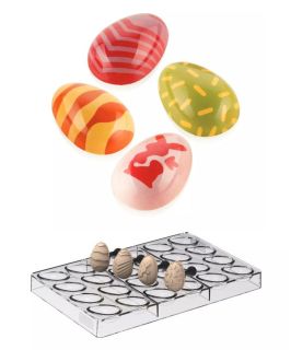 MOLDE HUEVO 42x30h.17mm + CHOCO STAMP by Lluc Crusellas