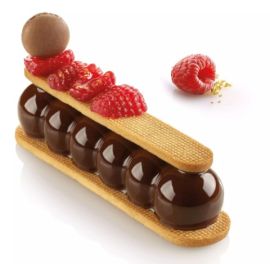 MOLDE TRUFFLE ECLAIR 75 130x31 h=28mm+CUTTER (8 und)