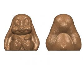 MOLDE CONEJO 70x68,5mm (2+2und) 42gr