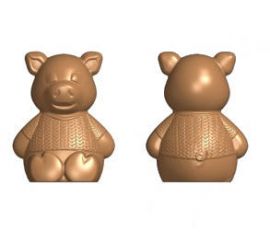 MOLDE CERDITO 100x78,1mm (Del+Detr) 63gr