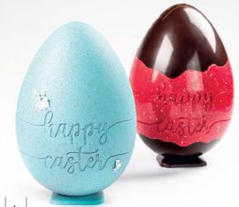 MOLDE HUEVO HAPPY EASTER ø156 h.228mm (1und) 330gr (Iman)