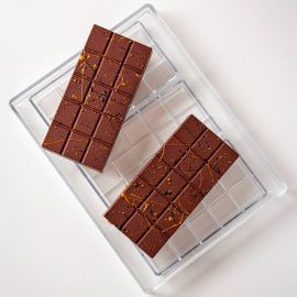 MOLDE TABLETA 'YUMMY Chocolate Dubai' 155x75 h.20mm (250gr) 3und